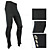  santic - mannen fietsen skins broek a400 kuit strak met stijgbeugel winter 2011 zwarte kleur