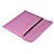  Luxury Miaget Real sheep Leather Sink Designer Hard Back Case Cover for iPad/iPad2 (Pink)