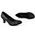  zwart lederen bovenkant van vrouwen ballroom pactice dansschoenen moderne schoenen
