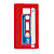  Carcasa con Apariencia de Casete de Silicona para el Samsung Galaxy S2 i9100