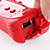  2-in-1 MotionPlus Remote Controller and Nunchuk + Case for Wii/Wii U (Red)