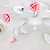  Floral Ceiling Light with 3 Lights in Rose Decorration
