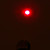  une lampe de poche en forme de pointeur laser rouge avec des piles (5mW, 605nm, noir)