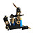  2 Cast Iron Tattoo Gun Kit with LCD Power