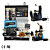  2 Cast Iron Tattoo Gun Kit with LCD Power
