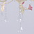  Crystal Chandelier with 3 Lights in Rose Feature