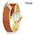  Alloy Band Quartz Bracelet Watch For Women