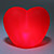  a forma di cuore colore cambia luce notturna (rosso)