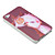 elegante funda protectora tapa dura para el iPhone 4 / 4s (fucsia)