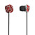  fleur de style écouteurs intra-auriculaires (coloris assortis)