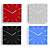  semplice acrilico colorato novità muto orologio da parete