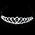  Gorgeous Clear Crystals Bridal Tiara