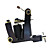  2 Cast Iron Tattoo Gun Kit with LCD Power