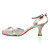  talon mi satin supérieure fermé orteils avec strass chaussures de mariée mariage des couleurs plus