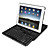  Bluetooth 2.0 Wireless QWERTY Keyboard with 360°Rotatable Case Holder for iPad 2 and The new iPad