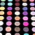  72 colores brillo suave maquillaje en los ojos paleta de sombra de