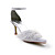  Top-Qualität Satin oberen hohen Pumps mit stechenden Spitzen Hochzeit Brautschuhe (35a901)