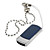  8gb retrátil keychain mini usb flash drive (azul)
