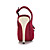  Suede Stiletto Peep Toe Slingbacks With Rhinestones And Bow (More Colors)