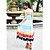  chiffon spaghetti stropp / v-hals maxi kjole