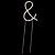  Rhinestone Bride & Groom's Initials Cake Topper
