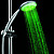  Contemporary Chrome Round Color Changing LED Hanldheld Shower head