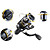  de pêche portant filer 6ball bobine