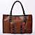  Fashionable Ladies' PU Handbag With Zipper Pocket And Buckled Bag