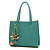  moda femminile leechee pu borsa con i fiori