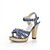  Fabric Chunky Sandals With Bow/Buckle For Party & Evening (More Colors)