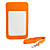  Protective Fibre Pouch with Card Pocket and Strap for iPhone 4 and 4S (Assorted Colors)