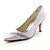  Closed Toe Satin Stiletto Pumps With Rhinestones For Wedding (More Colors)