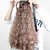  laceup diseño sintética rizada cola de caballo - 6 colores disponibles