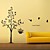  Tree and Bird Cage Wall Stickers (1985-P59)