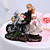  motorfiets Bruid & Bruidegom bruidstaart topper