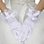  Satin Bridal Gloves With Bow (More Colors)