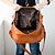  Fashionable Ladies' Braided PU Tote Bag With Chains Front