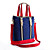  kontrollere stribe lærred tromme cross-ligpose (39cm * 12cm * 42cm)