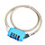 cable de combinación de moto bloqueo