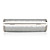  Silver Satin With Crystal/Rhinestone Evening Bag/Clutch
