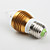  E27 3W Warm White Light Gold Cover LED Candle Bulb (85-265V)