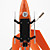  en alliage de 3,5 canal hélicoptère rc avec l'émetteur (orange)