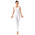  Dame scoop foran stigbøjle fod polyester ballet dans unitard