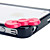 Silikon beskytter med rosett for iPhone 4 og 4S