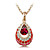  Tear Drop Crystal Necklace