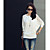  Pure Color Mesh Splicing Bat Sleeve Blouse (More Color)