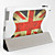  Etui de Protection en Cuir PU + Support pour iPad2, Mode Marche/Veille Automatique - Drapeau Vintage Anglais