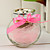  Glass Jar With Ribbon Bow Favor Holder (Set of 12)