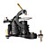  3 Cast Iron Tattoo Machine Gun Kits with Top Quality LCD Power Supply