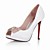  Satin Stiletto Heel Peep Toe/ Pumps With Rhinestone Wedding Shoes